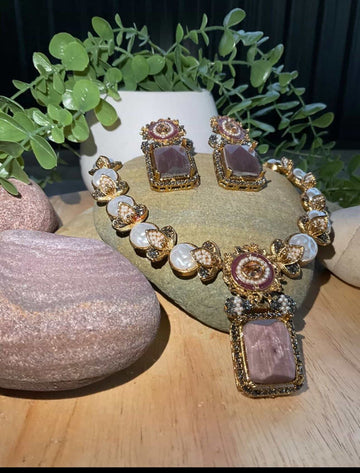 Rose Maharani Set (Blush Pink Set)