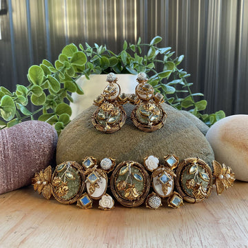 Sage Blossom Duchess Set (Sage Green Set)
