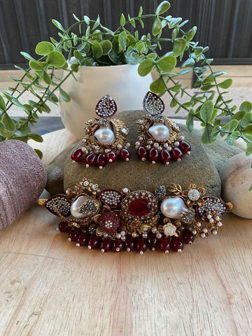 Ruby Royale Duchess Set (Deep Burgundy Set)